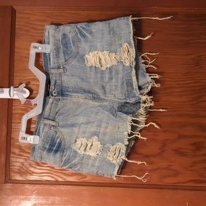 Forever 21 Distressed Cut off Shorts (Size 28)